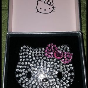 Authentic Hello Kitty Bling Mirror with Pink Cryst